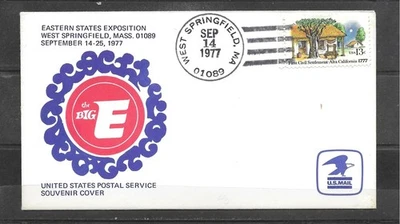 1977 EASTERN STATES EXPOSITION Pictorial Event Cover, WEST SPRINGFIELD, MA - Image 1 of 2