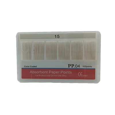 5Boxes Dental Root Endodontics Absorbent Paper Point Taper PP.04 15# Disposable - Image 1 of 4