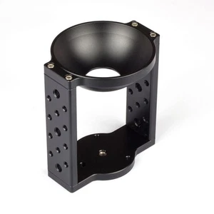 100mm Tripod Head Bowl Riser,Aluminium Half Ball Flat to Bowl Adapter Convert... - Picture 1 of 8