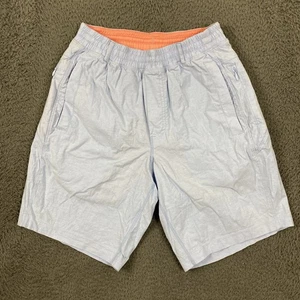 Birddogs Shorts Mens Small Long Blue Boom For Your Boomstick Lined Gym 9" - Picture 1 of 6
