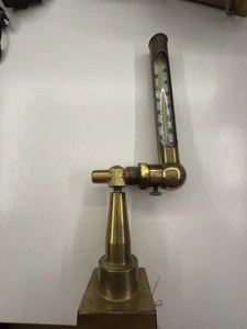 Maschinenthermometer/  Deko Aus Messing - Bild 1 von 2