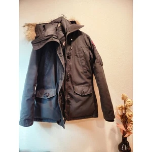 Canada Goose Kensington Parka Damen Medium schwarz Fellbesatz Daunenjacke 2530L - Bild 1 von 13
