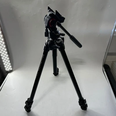 Manfrotto - 290 Tripod with Fluid Video Head - Black - Image 1 of 4
