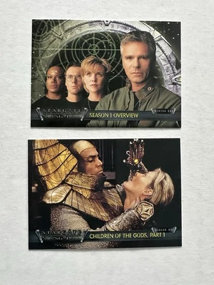 2001 RIttenhouse STARGATE SG-1 Premiere Edition Complete Base Set Of 72 Pristine - Image 1 of 4