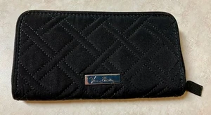 Vera Bradley Woman's Black WALLET - Picture 1 of 4
