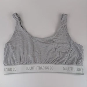 Duluth Trading Co Buck nackt grau Bralette Lounge Komfort Freizeit Activewear - Bild 1 von 8
