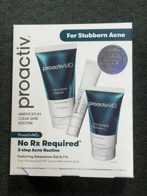 Proactiv MD 3 Step Stubborn Acne Routine Treatment Kit 30 Day  Supply adapalene - Image 1 of 3