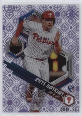 2018 Bowman High Tek /191 Rhys Hoskins #RHT-RH Rookie RC - Image 1 of 2