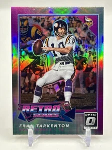 Fran Tarkenton 2022 Donruss Optic Retro Series SILVER PRIZM #RS-18 Vikings - Picture 1 of 1