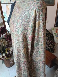 100% Seda Zari PASHMINA JAMAWAR Kani JAMAVAR CHAL DISEÑADOR ~12 ELECCIÓN DE DISEÑO - Imagen 1 de 5