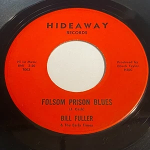 Bill Fuller - Folsom Prison Blues / I'll Go On Pretending 45 - Rockabilly - Picture 1 of 2