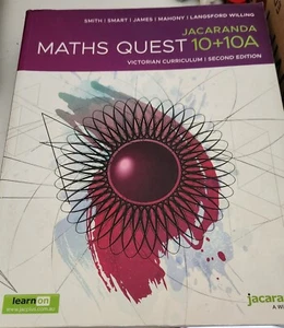 Jacaranda Maths Quest 10+10A Victorian Curriculum - Second Edition - Picture 1 of 3