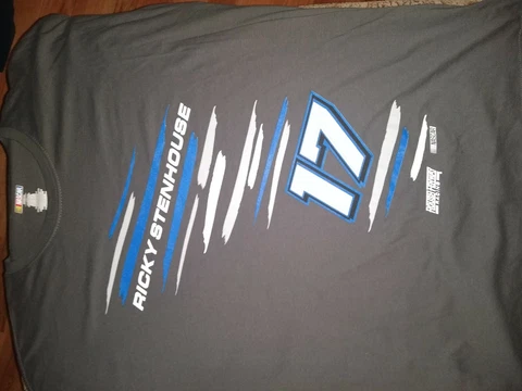 Ricky Stenhouse Jr. Checkered Flag Vintage T-Shirt - Black Cover