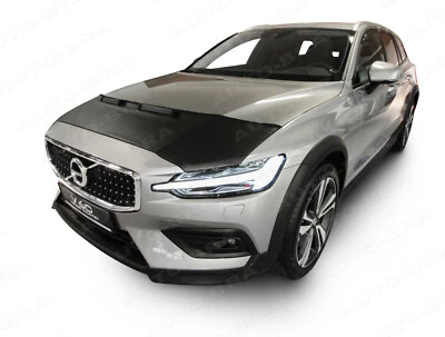CAR HOOD BONNET BRA fits Volvo S60 V60 since 2018 NOSE FRONT END MASK TUNING Foto 1 de 4
