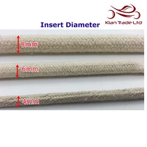 Cotton Cover Cable Wire Tube Sleeve TUBED INNER DIA 4mm 6mm 8mm 16mm Protective - Picture 1 of 6