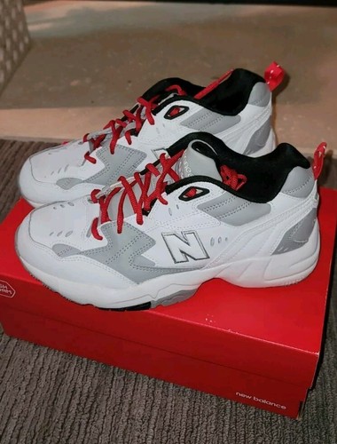 RARO DONNA NEW BALANCE WX608RG1 nei colori BIANCO GRIGIO ROSSO pizzo TAGLIA 9 5