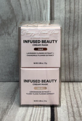 Ulta Beauty 2 mascarillas crema de belleza con infusión calma y relajación tiempo de sueño dúo 0,88 oz Ea Foto 1 de 4