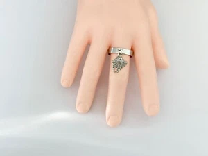 Raya Océano Animal Colgante Dije Anillo Ajustable Punk Joyería Dedo Naturaleza - Imagen 1 de 3