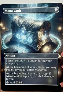 Mana Vault Proxy Card with Custom designed art - Picture 1 of 2