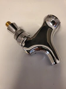 408X Perlick Faucet, Beer, Polished Chrome Genuine OEM PE408X - Picture 1 of 3