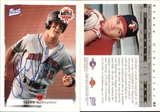 Steve Gibralter Signed 1995 Best #62 Card Indianapolis Indians Auto AU