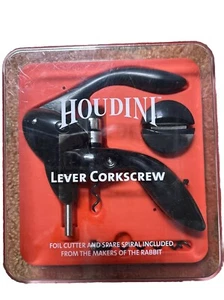Houdini Lever Corkscrew W/ Foil Cutter And Extra Spiral - Picture 1 of 1
