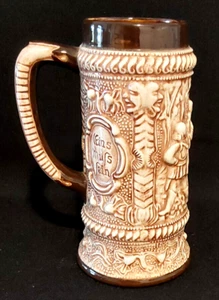 Vintage | Arnels Bier Oder Wein German Beer Mug Stein | Embossed - Picture 1 of 6