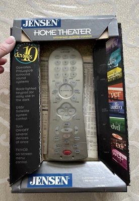 JENSEN HOME THEATER UNIVERSAL REMOTE CONTROL - SC-590 - Image 1 of 4