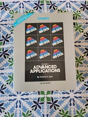 Libro Tandy Compusoft MS-DOS 1987 VOLUMEN 2 aplicaciones avanzadas segunda edición Foto 1 de 4