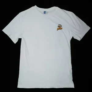 H&M Divided Damen-T-Shirt aus 100 % Baumwolle kurzärmelig Pringles Logo Top Größe XS - Bild 1 von 3