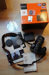Sony a 57 digitale Kamera Alpha SLT-A57 DSLR + Tasche Zubehörpaket - Bild 1 von 18