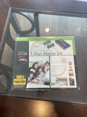 Linksys Fast Ethernet (NH1005) 5-Ports External Hub New in box Factory Sealed - Image 1 of 4