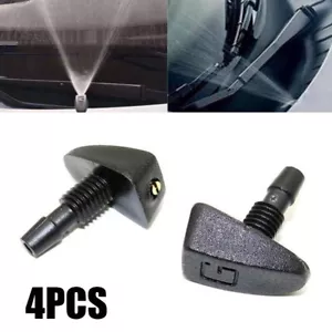 4X For Mitsubishi Car Front Windscreen Sprinkler Sprayer Wiper Washer-Nozzle Jet - Picture 1 of 10