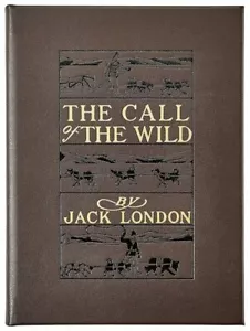 CALL OF THE WILD by JACK LONDON ~ LEATHER BOUND GIFT EDITION - COMES GIFT BOXED - Foto 1 di 5