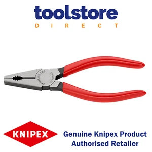 Knipex 0301140 Plastic Handle Combination Pliers PVC Grip, Straight Tip 140mm - Picture 1 of 4