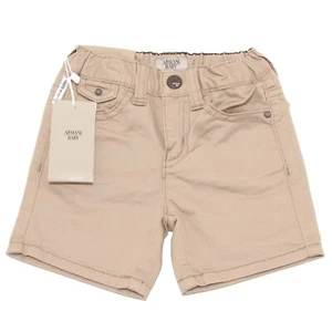 6180O bermuda  beige bimbo ARMANI BABY trousers shorts kids - Picture 1 of 4