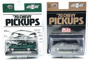 M2 MACHINES 1978 CHEVY SILVERADO SUPER 30 DUALLY SQUAREBODY LOT OF 2 BOTH HOBBY - Picture 1 of 1