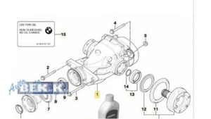 Hinterachsgetriebe BMW 5er Touring E61 33107560602 P21912267 - Picture 1 of 2