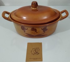 Pirofila - Pentola con coperchio Terracotta TERRA DA FUOCO MAMMA RO