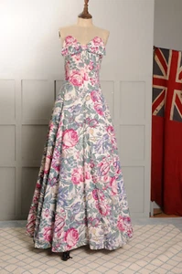 Laura Ashley Original Vintage Dress. Labeled as size 14 but Fits As 8-10 - Picture 1 of 16