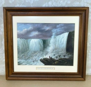 Impresión de las Cataratas del Niágara por Louisa Davis Minot 1818 enmarcada y mate - Imagen 1 de 9