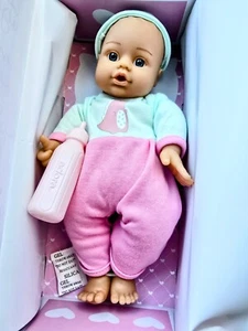 "Muñeca realista de 11"" exclusiva de Adora para niñas dulce bebé dinosaurio rosa rara" - Imagen 1 de 5