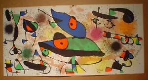 Litografía Original JOAN MIRO "Esculturas II" - Firmada - Buen Estado - Imagen 1 de 3