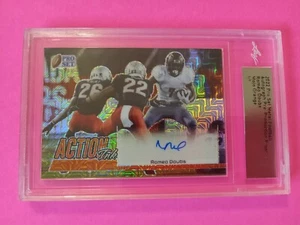 Romeo Doubs Pro Set Metal 1/1 Rookie Autograph Orange Mojo Proof Sealed Packers - Picture 1 of 6