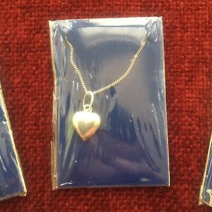 Sterling 925 Silver Love Heart On 18" long Neck chain