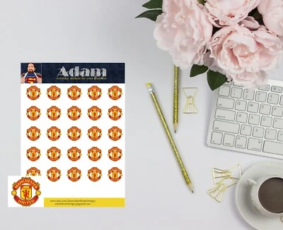 Manchester United International Soccer Planner Stickers