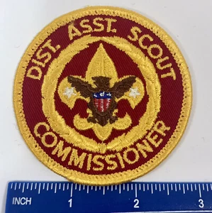 Parche Boy Scouts Of America Dist Asst Commissioner BSA 3 pulgadas - Imagen 1 de 2