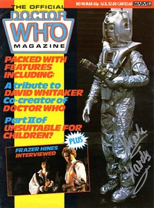 Doctor Who Magazine DWM Issue 98 - Signed by MARK HARDY - Imagen 1 de 1
