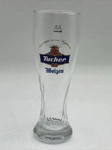 Tucher Weizen 0,3L Weißbierglas mit Wirbel Design Weizenbierglas oder Weizenbier - Bild 1 von 7