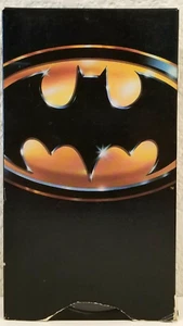 Batman VHS TESTED 1989 Michael Keaton Jack Nicholson First Print Covered - Picture 1 of 6